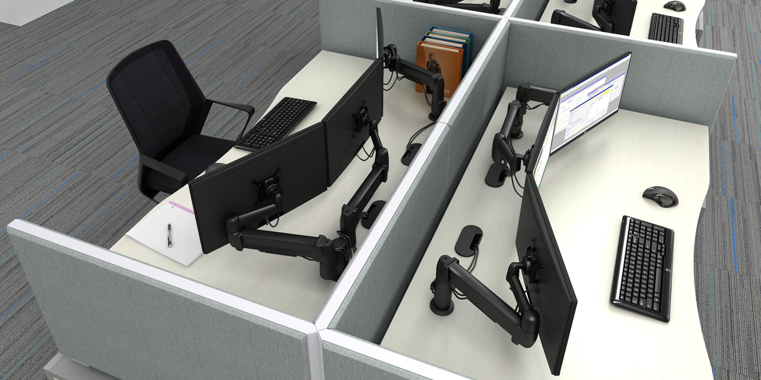 eMercuryBase-005_4Pack_MonitorArms_THUMBNAIL