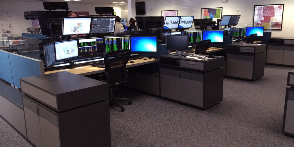 Dispatch office ideas with Watson desk setup