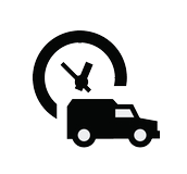 icon on time delivery