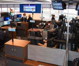 view from up with coathook